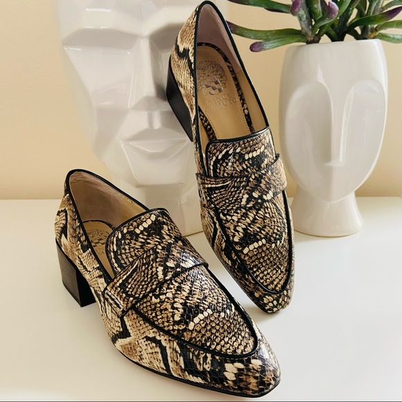 New Vince camuto snake print loafers - Picture 1 of 10
